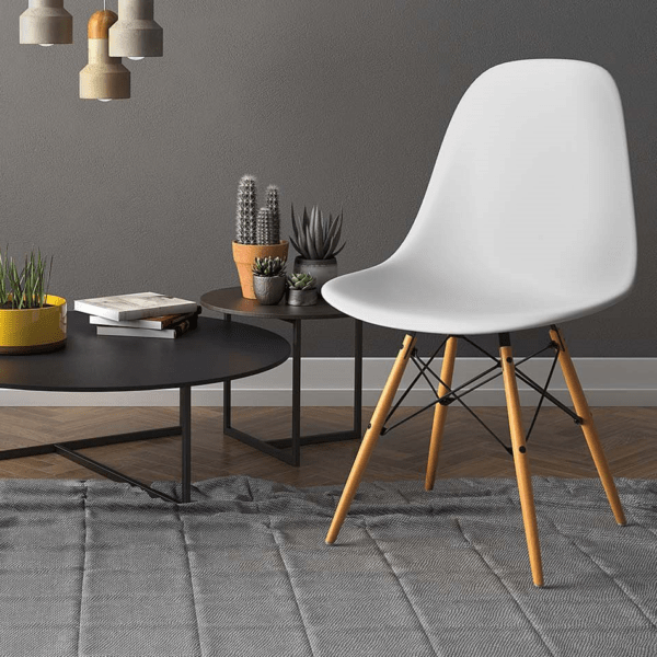 Cadeira Eames Eiffel Branca