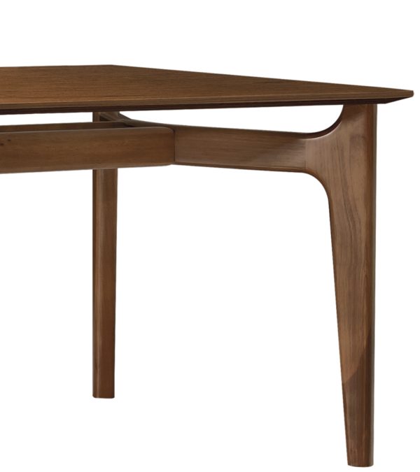 Base Proust Cosmo com tampo laminado 100x180x025 Castanho - Image 3