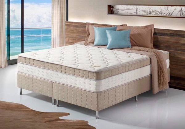 Cama Box Queen Imperial Molas Ensacadas 158x198