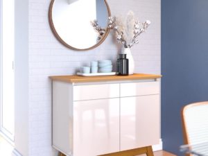 Buffet Classic  2 Portas Off white/Nature