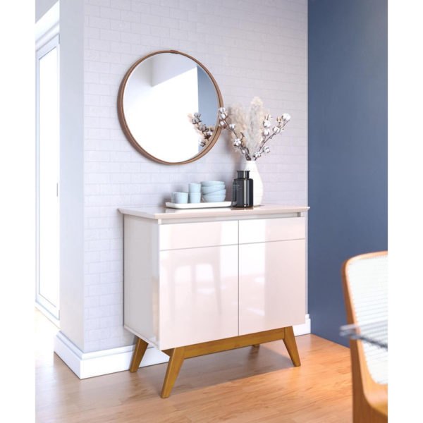 Buffet Classic 2 Portas Off White Total